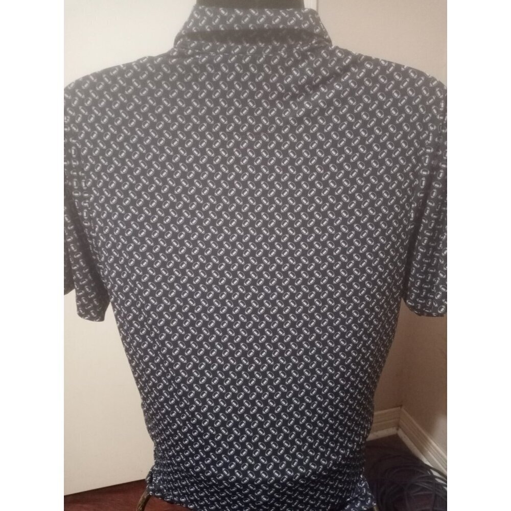 Roundtree & Yorke Performance Polo Shirt Mens Small S Black Football Work Play - Picture 7 of 12